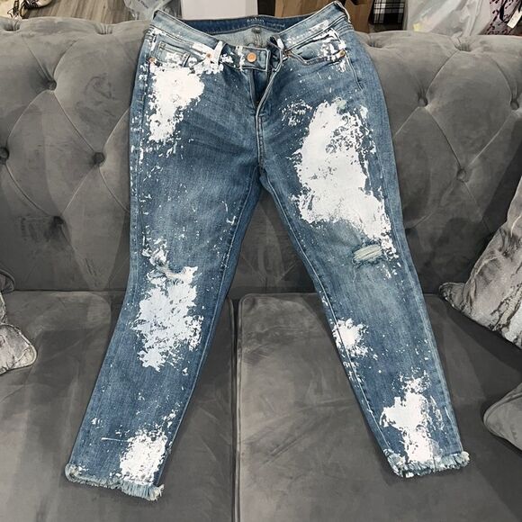 New York and Co Boyfriend Panted Jeans - Picture 1 of 12